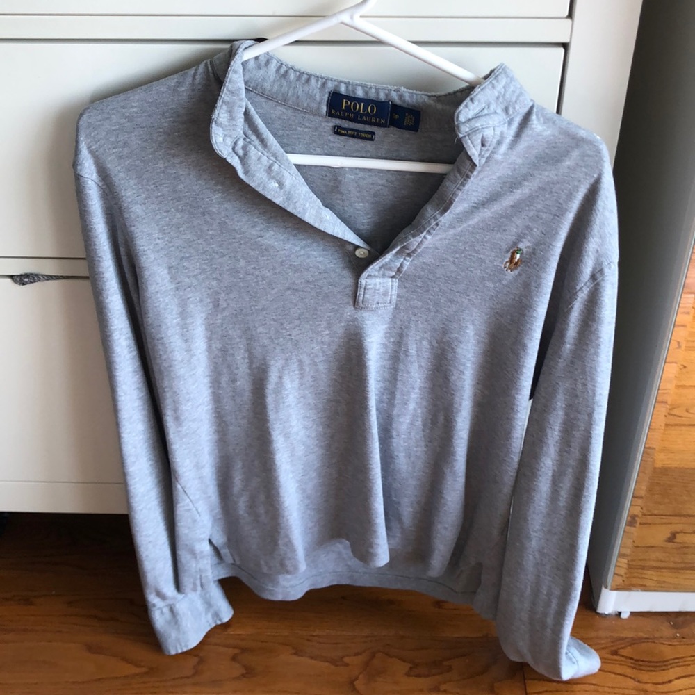 Light grey vintage POLO Ralph Lauren longsleeve